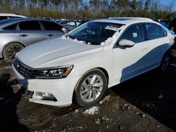 Salvage cars for sale from Copart Waldorf, MD: 2018 Volkswagen Passat SE