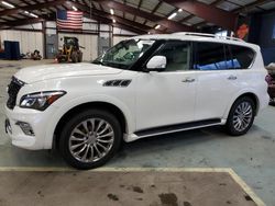 Salvage cars for sale at Assonet, MA auction: 2016 Infiniti QX80