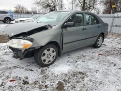 Toyota Corolla CE salvage cars for sale: 2003 Toyota Corolla CE