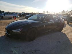 Salvage cars for sale at Houston, TX auction: 2014 Maserati Ghibli