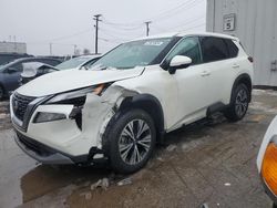 Salvage cars for sale at Chicago Heights, IL auction: 2021 Nissan Rogue SV