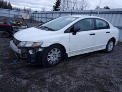 Salvage cars for sale from Copart Ontario Auction, ON: 2009 Honda Civic DX