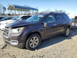 Salvage cars for sale at Spartanburg, SC auction: 2015 GMC Acadia SLE