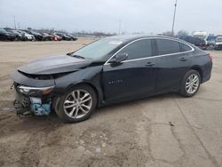 Chevrolet salvage cars for sale: 2018 Chevrolet Malibu LT