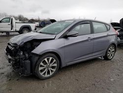 Salvage cars for sale at Duryea, PA auction: 2016 Hyundai Accent Sport