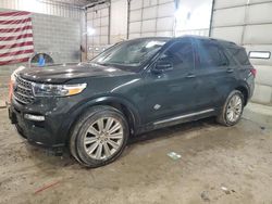 Salvage cars for sale at Columbia, MO auction: 2021 Ford Explorer King Ranch
