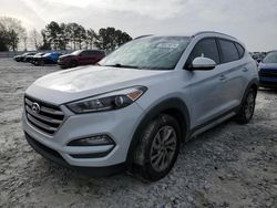 Salvage cars for sale at Loganville, GA auction: 2017 Hyundai Tucson Limited