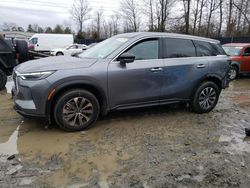 Salvage cars for sale at Waldorf, MD auction: 2023 Infiniti QX60 Pure
