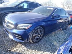 Salvage cars for sale at Walton, KY auction: 2020 Mercedes-Benz C 300 4matic