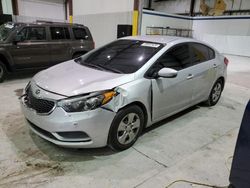 KIA salvage cars for sale: 2015 KIA Forte LX