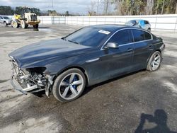 Salvage cars for sale from Copart Dunn, NC: 2016 BMW 640 XI Gran Coupe