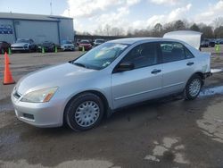 Salvage cars for sale at Florence, MS auction: 2006 Honda Accord Value