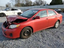 Salvage cars for sale from Copart Gastonia, NC: 2012 Toyota Corolla Base