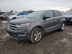 Salvage cars for sale at Hillsborough, NJ auction: 2016 Ford Edge SEL