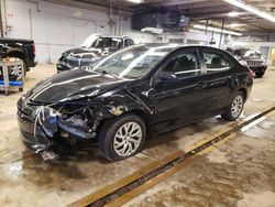 Salvage cars for sale from Copart Wheeling, IL: 2017 Toyota Corolla L