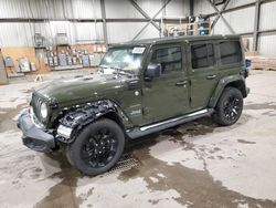 Salvage cars for sale from Copart Montreal Est, QC: 2022 Jeep Wrangler Unlimited Sahara 4XE