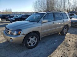 Salvage cars for sale from Copart Arlington, WA: 2006 Toyota Highlander Limited
