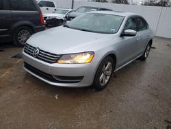 Volkswagen Passat se salvage cars for sale: 2013 Volkswagen Passat SE