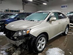 Salvage cars for sale at Elgin, IL auction: 2012 Lexus RX 350