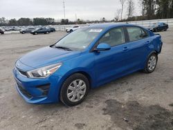 Salvage cars for sale from Copart Dunn, NC: 2021 KIA Rio LX