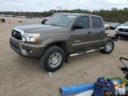 Salvage cars for sale at Greenwell Springs, LA auction: 2015 Toyota Tacoma Double Cab