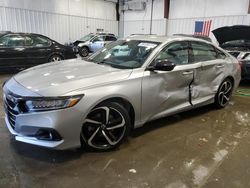 Vehiculos salvage en venta de Copart Franklin, WI: 2022 Honda Accord Sport