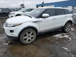 Salvage cars for sale from Copart Woodhaven, MI: 2012 Land Rover Range Rover Evoque Pure Premium