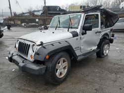 Salvage cars for sale at Marlboro, NY auction: 2012 Jeep Wrangler Sport