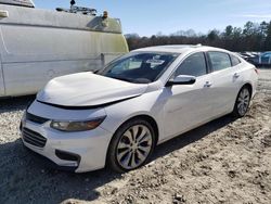 Vehiculos salvage en venta de Copart Ellenwood, GA: 2017 Chevrolet Malibu Premier