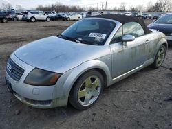 Salvage cars for sale at Hillsborough, NJ auction: 2002 Audi TT Quattro