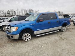 Salvage cars for sale at Spartanburg, SC auction: 2013 Ford F150 Supercrew