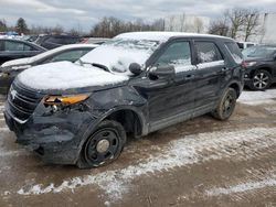 Salvage cars for sale from Copart Central Square, NY: 2015 Ford Explorer Police Interceptor