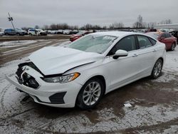Salvage cars for sale from Copart Davison, MI: 2020 Ford Fusion SE