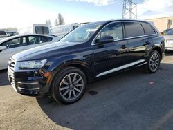 Salvage cars for sale at Hayward, CA auction: 2017 Audi Q7 Premium Plus