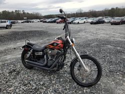 Harley-Davidson salvage cars for sale: 2012 Harley-Davidson Fxdwg Dyna Wide Glide