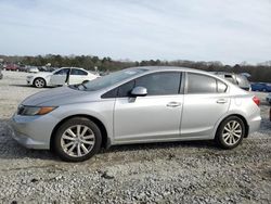Salvage cars for sale from Copart Ellenwood, GA: 2012 Honda Civic EX
