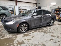 Salvage cars for sale at Rogersville, MO auction: 2015 Chrysler 200 C