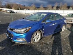 Salvage cars for sale from Copart Grantville, PA: 2017 Chevrolet Cruze LT