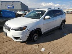 Salvage cars for sale at Colorado Springs, CO auction: 2019 Jeep Cherokee Latitude Plus