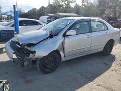 Salvage cars for sale from Copart Savannah, GA: 2008 Toyota Corolla CE