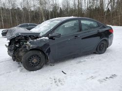 Salvage cars for sale at Bowmanville, ON auction: 2017 Hyundai Accent SE