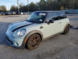 Salvage cars for sale at Savannah, GA auction: 2013 Mini Cooper