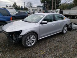 Volkswagen Passat salvage cars for sale: 2018 Volkswagen Passat SE