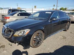 Salvage cars for sale from Copart Colton, CA: 2020 Mercedes-Benz S 63 AMG 4matic