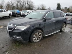 Acura MDX Advance Vehiculos salvage en venta: 2016 Acura MDX Advance