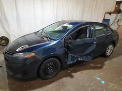 Salvage cars for sale from Copart Ebensburg, PA: 2018 Toyota Corolla L