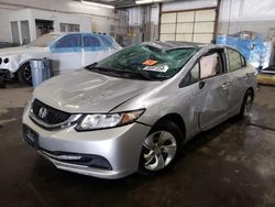 Salvage cars for sale at Littleton, CO auction: 2015 Honda Civic LX