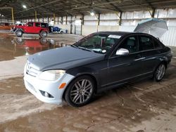 Mercedes-Benz C300 salvage cars for sale: 2009 Mercedes-Benz C300