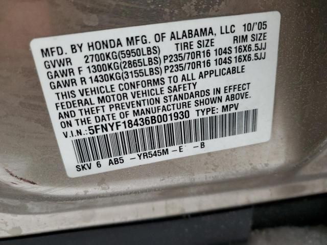 2006 Honda Pilot EX