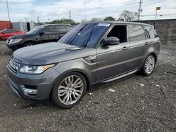 Land Rover salvage cars for sale: 2017 Land Rover Range Rover Sport HSE